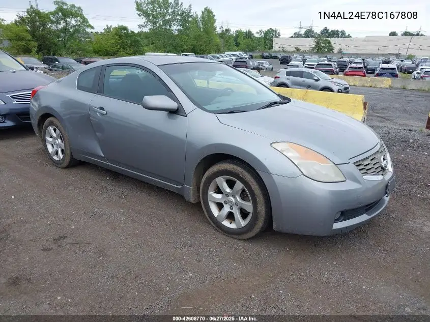 2008 Nissan Altima 2.5 S VIN: 1N4AL24E78C167808 Lot: 42608770
