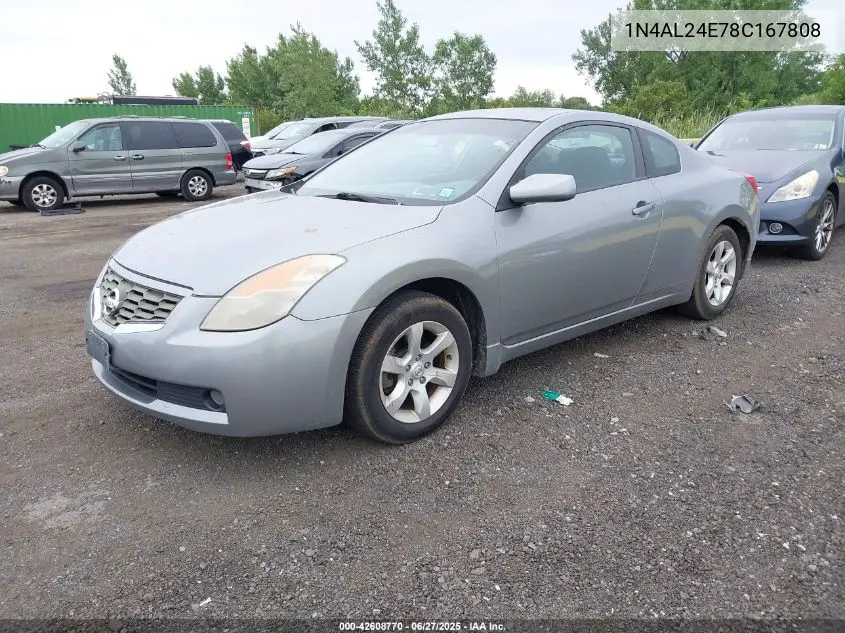 2008 Nissan Altima 2.5 S VIN: 1N4AL24E78C167808 Lot: 42608770