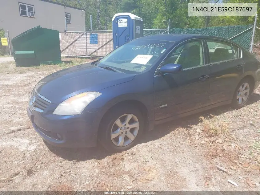 2009 Nissan Altima Hybrid VIN: 1N4CL21E59C187697 Lot: 42197668
