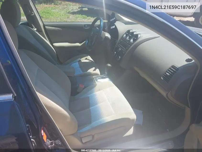 2009 Nissan Altima Hybrid VIN: 1N4CL21E59C187697 Lot: 42197668