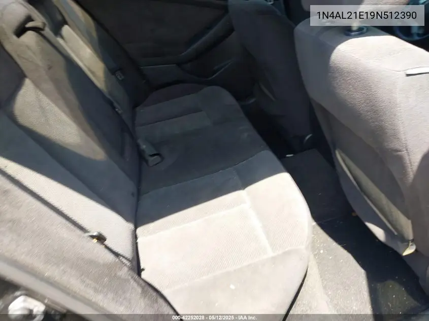 2009 Nissan Altima 2.5 S VIN: 1N4AL21E19N512390 Lot: 42252028