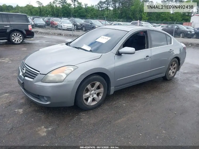 2009 Nissan Altima 2.5 S VIN: 1N4AL21E09N492438 Lot: 42267476