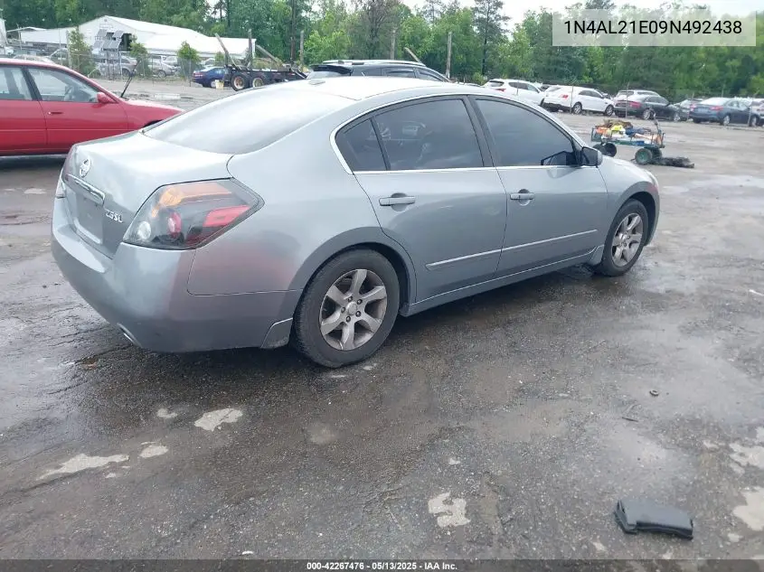 2009 Nissan Altima 2.5 S VIN: 1N4AL21E09N492438 Lot: 42267476