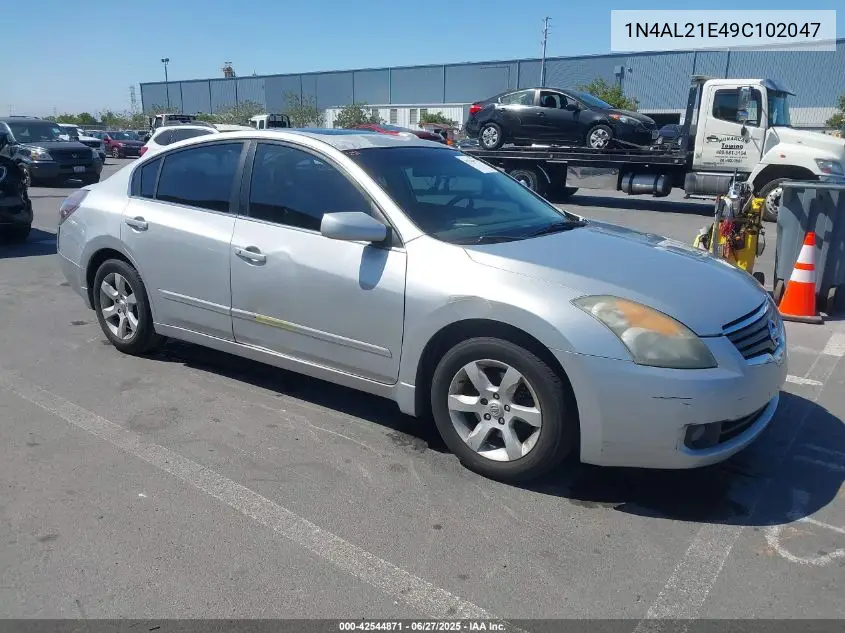 2009 Nissan Altima 2.5 S VIN: 1N4AL21E49C102047 Lot: 42544871
