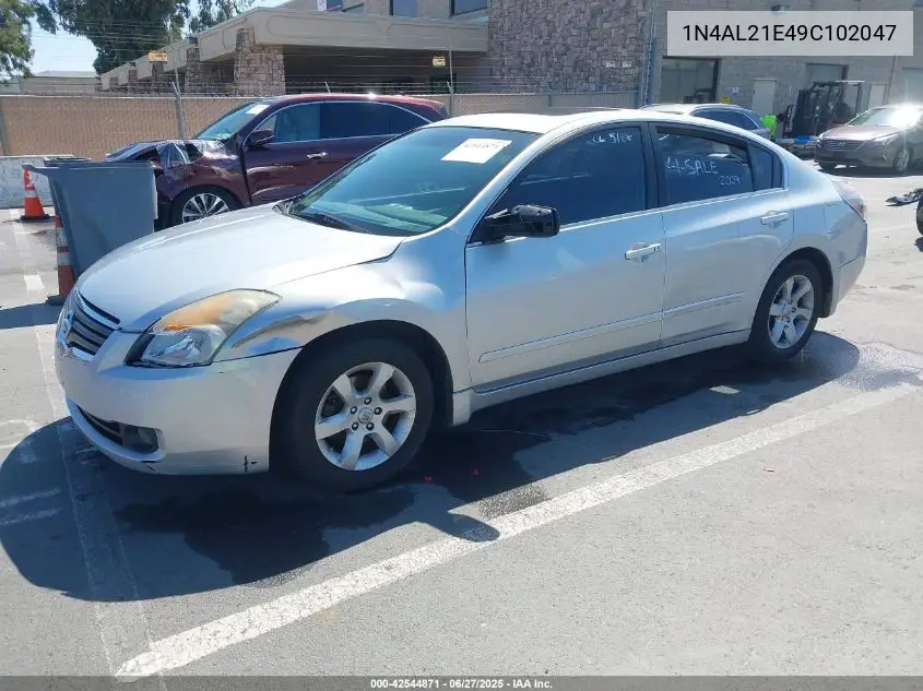 2009 Nissan Altima 2.5 S VIN: 1N4AL21E49C102047 Lot: 42544871