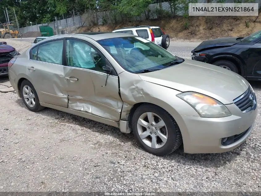 2009 Nissan Altima 2.5 S VIN: 1N4AL21EX9N521864 Lot: 42614402