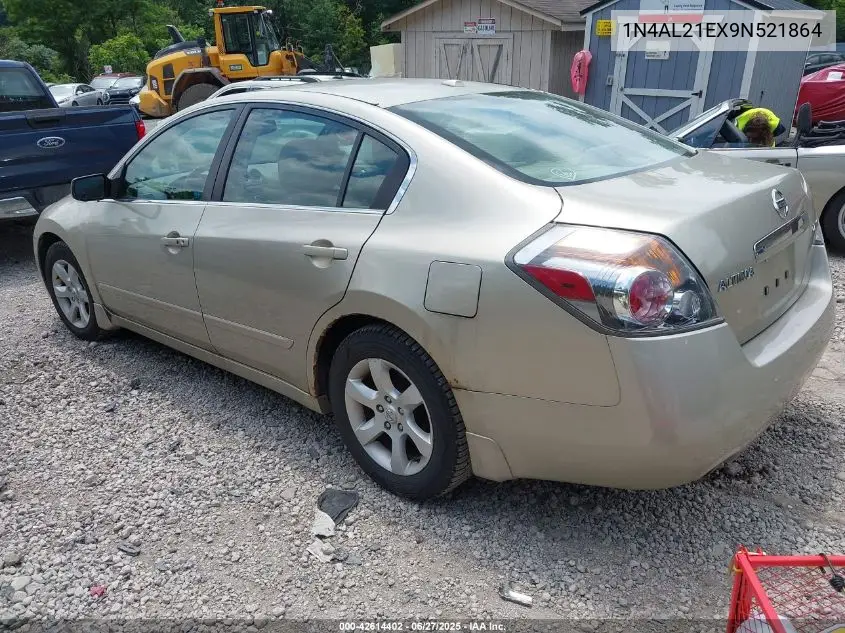 2009 Nissan Altima 2.5 S VIN: 1N4AL21EX9N521864 Lot: 42614402