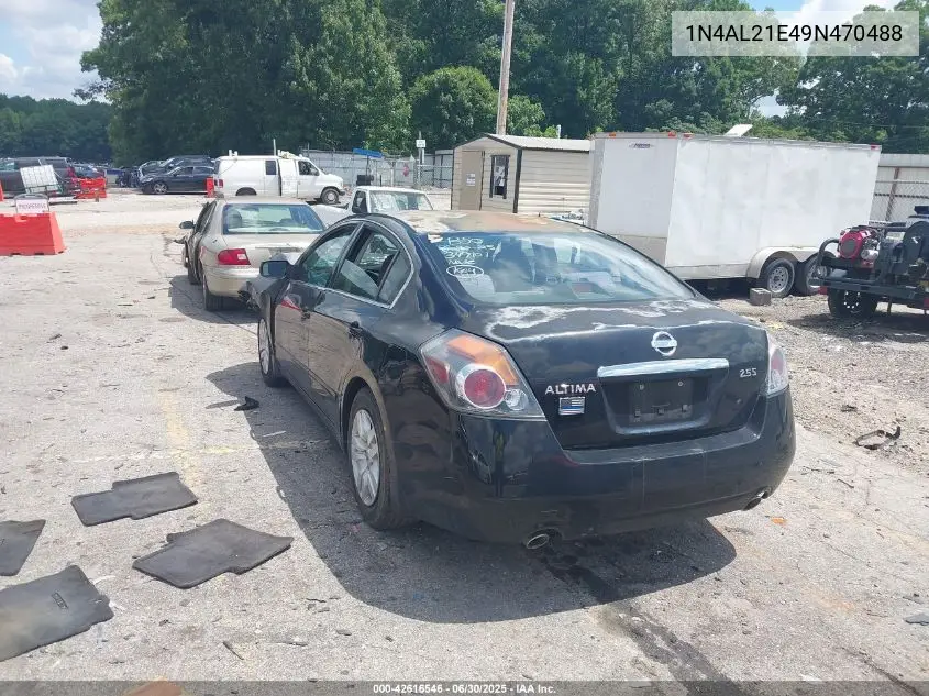 2009 Nissan Altima 2.5 S VIN: 1N4AL21E49N470488 Lot: 42616546