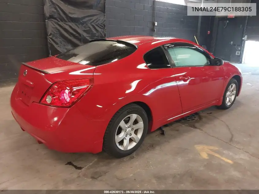 2009 Nissan Altima 2.5 S VIN: 1N4AL24E79C188305 Lot: 42630173