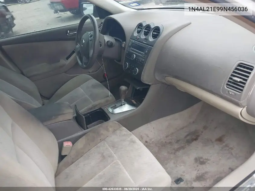 2009 Nissan Altima 2.5 S VIN: 1N4AL21E99N456036 Lot: 42633535