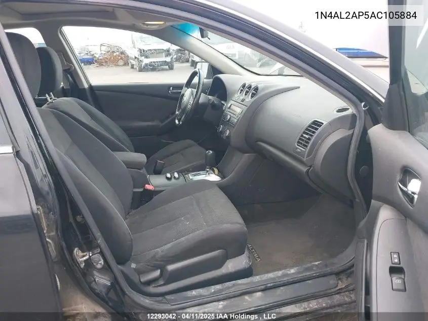 2010 Nissan Altima S VIN: 1N4AL2AP5AC105884 Lot: 12293042
