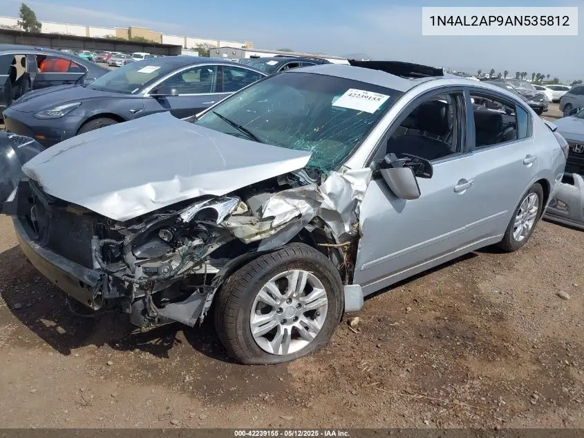 2010 Nissan Altima 2.5 S VIN: 1N4AL2AP9AN535812 Lot: 42239155