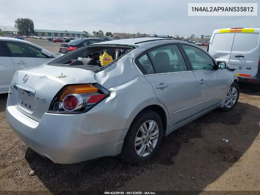 2010 Nissan Altima 2.5 S VIN: 1N4AL2AP9AN535812 Lot: 42239155