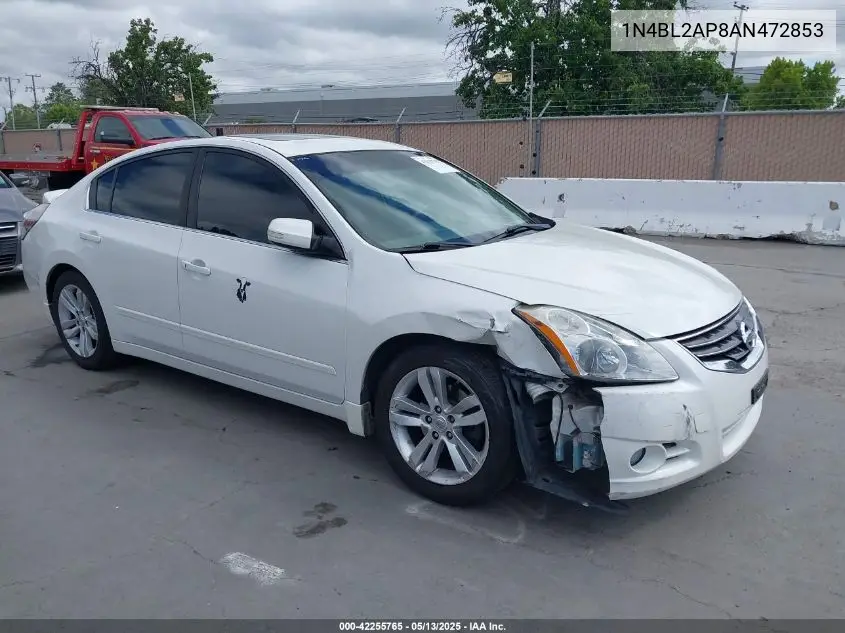 2010 Nissan Altima 3.5 Sr VIN: 1N4BL2AP8AN472853 Lot: 42255765