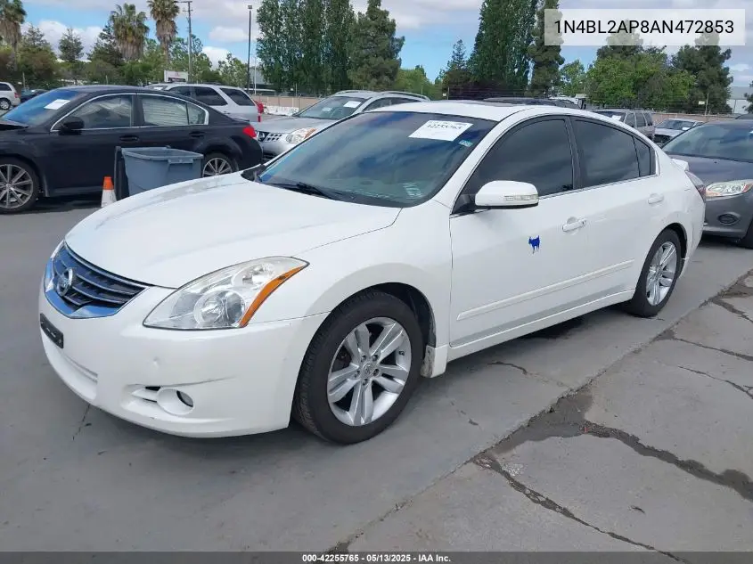 2010 Nissan Altima 3.5 Sr VIN: 1N4BL2AP8AN472853 Lot: 42255765