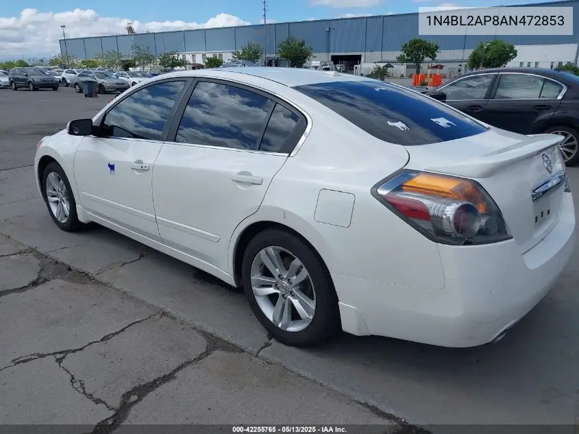 2010 Nissan Altima 3.5 Sr VIN: 1N4BL2AP8AN472853 Lot: 42255765
