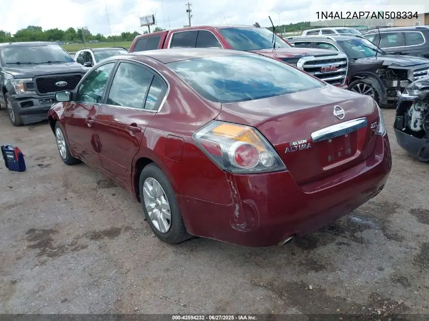 2010 Nissan Altima 2.5 S VIN: 1N4AL2AP7AN508334 Lot: 42594232