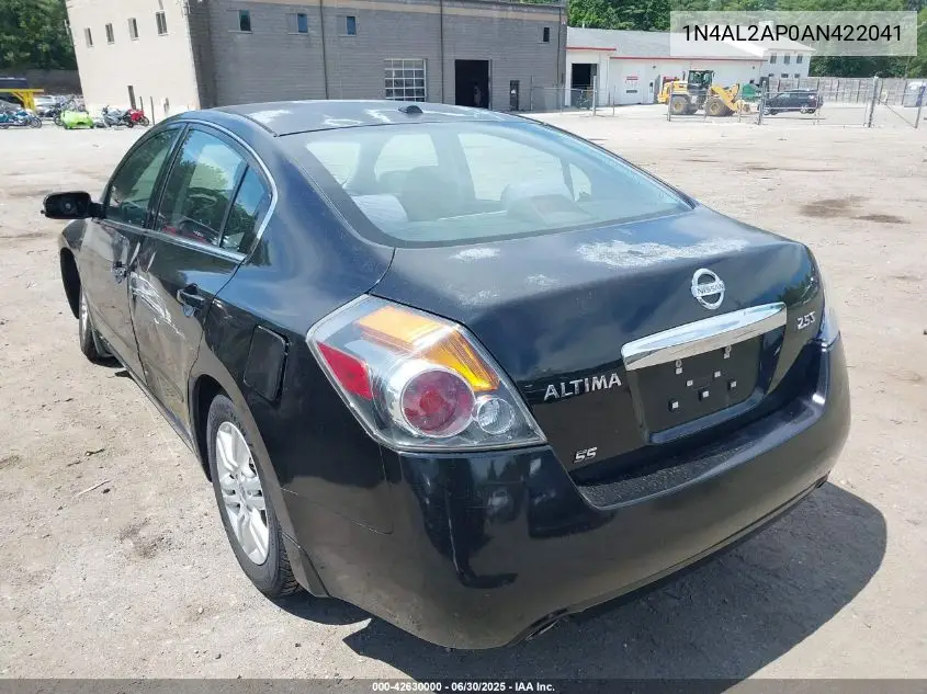 1n4al2ap0an422041 1N4AL2AP0AN422041 2010 Nissan Altima 2.5 S