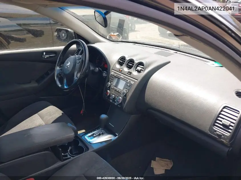 1n4al2ap0an422041 1N4AL2AP0AN422041 2010 Nissan Altima 2.5 S