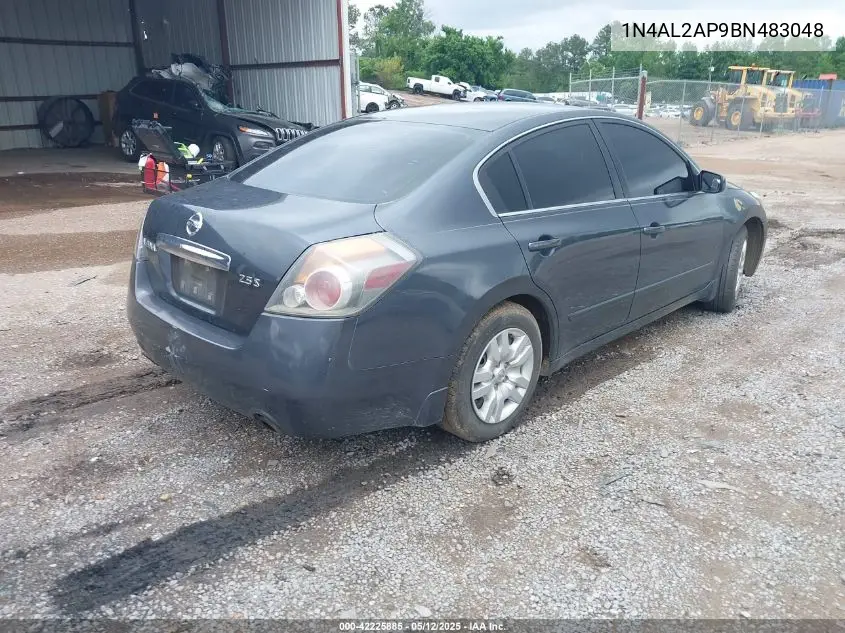 2011 Nissan Altima 2.5 S VIN: 1N4AL2AP9BN483048 Lot: 42225885