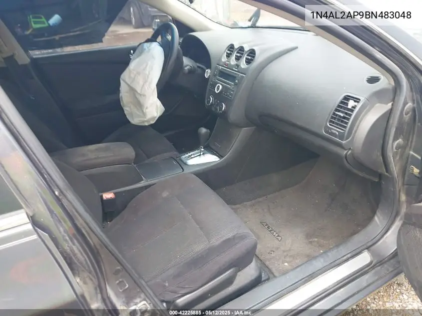 2011 Nissan Altima 2.5 S VIN: 1N4AL2AP9BN483048 Lot: 42225885