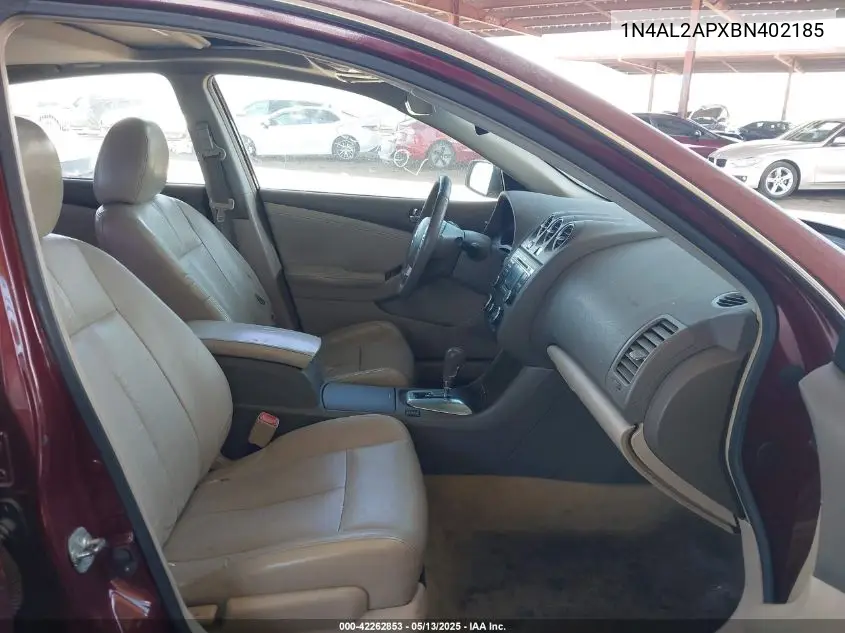 2011 Nissan Altima 2.5 S VIN: 1N4AL2APXBN402185 Lot: 42262853