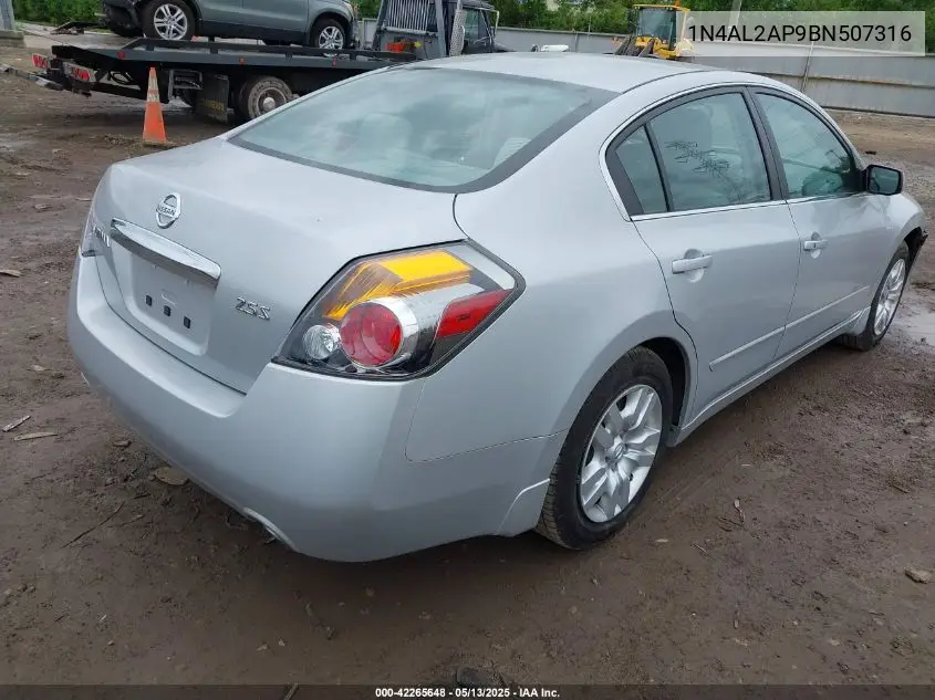 2011 Nissan Altima 2.5 S VIN: 1N4AL2AP9BN507316 Lot: 42265648