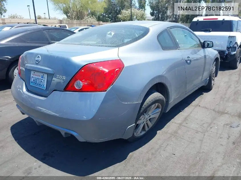 2011 Nissan Altima 2.5 S VIN: 1N4AL2EP7BC182591 Lot: 42602599