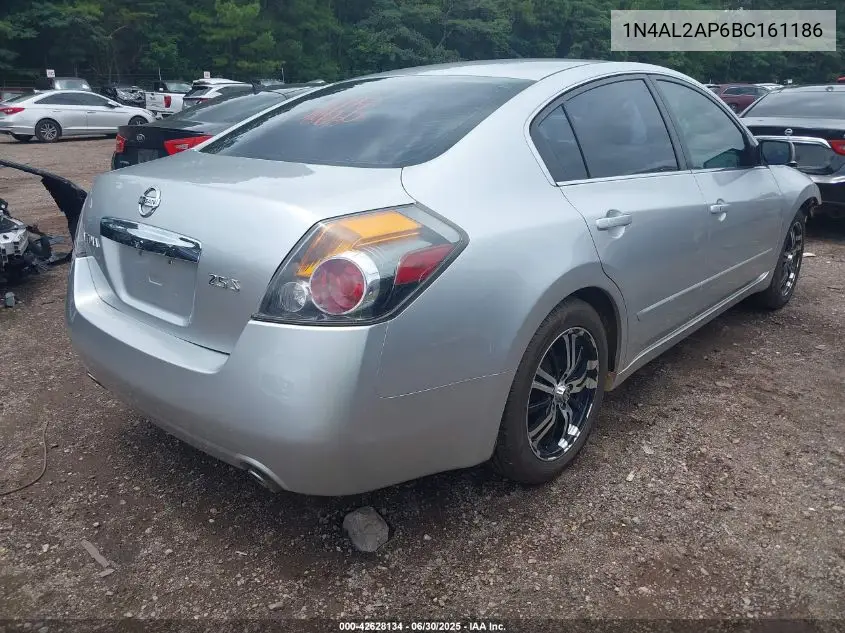 2011 Nissan Altima 2.5 S VIN: 1N4AL2AP6BC161186 Lot: 42628134