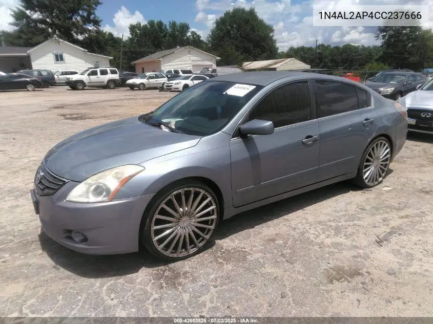 2012 Nissan Altima 2.5 S VIN: 1N4AL2AP4CC237666 Lot: 42603826