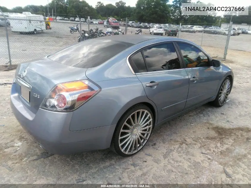 2012 Nissan Altima 2.5 S VIN: 1N4AL2AP4CC237666 Lot: 42603826