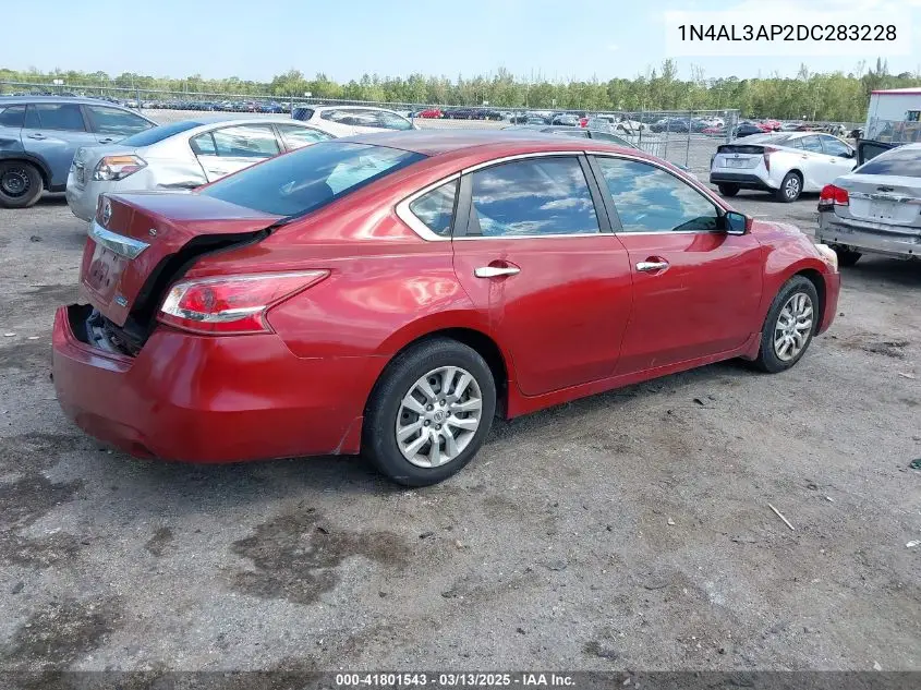 2013 Nissan Altima 2.5 S VIN: 1N4AL3AP2DC283228 Lot: 41801543