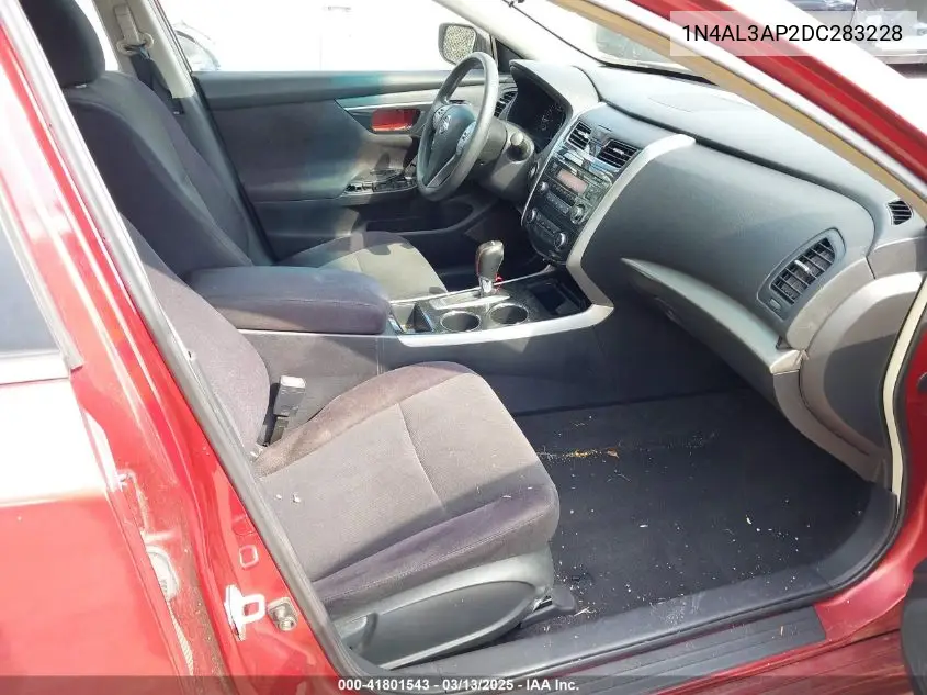 2013 Nissan Altima 2.5 S VIN: 1N4AL3AP2DC283228 Lot: 41801543