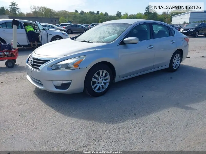 2013 Nissan Altima 2.5 S VIN: 1N4AL3AP9DN458126 Lot: 42230434