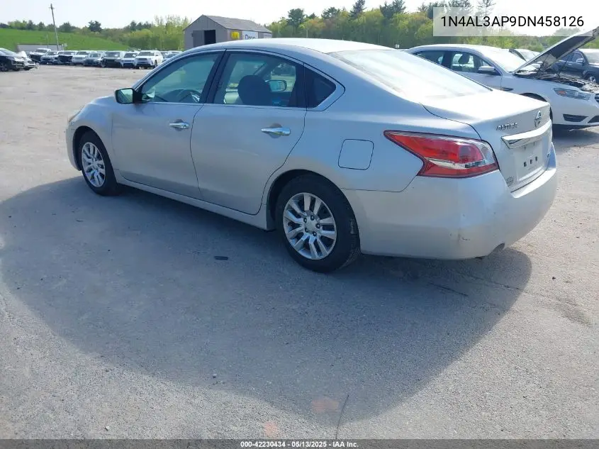 2013 Nissan Altima 2.5 S VIN: 1N4AL3AP9DN458126 Lot: 42230434