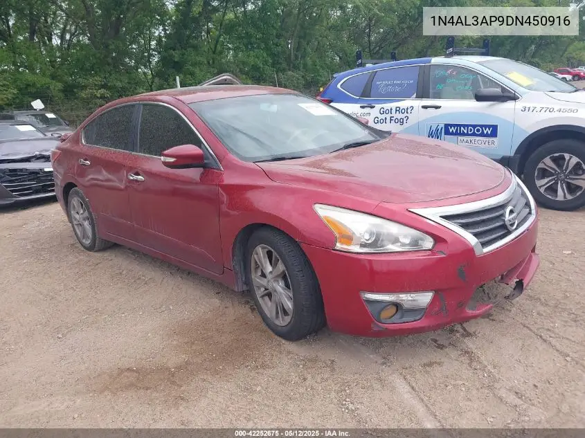 2013 Nissan Altima 2.5 Sl VIN: 1N4AL3AP9DN450916 Lot: 42252675