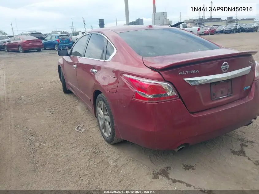 2013 Nissan Altima 2.5 Sl VIN: 1N4AL3AP9DN450916 Lot: 42252675
