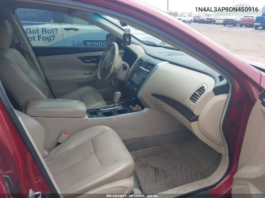 2013 Nissan Altima 2.5 Sl VIN: 1N4AL3AP9DN450916 Lot: 42252675