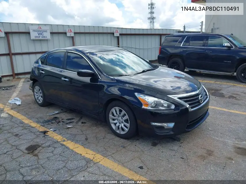 2013 Nissan Altima 2.5 S VIN: 1N4AL3AP8DC110491 Lot: 42532009