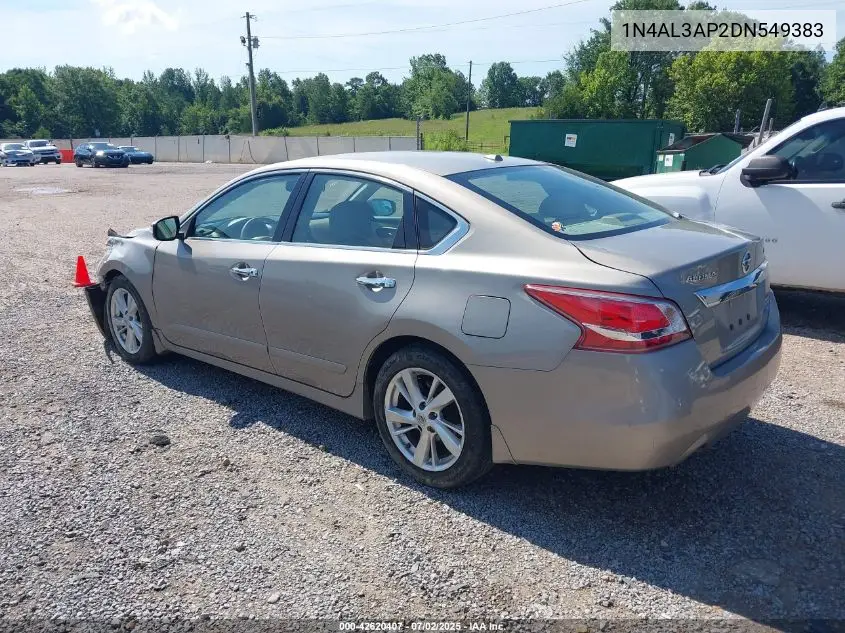 2013 Nissan Altima 2.5 Sl VIN: 1N4AL3AP2DN549383 Lot: 42620407