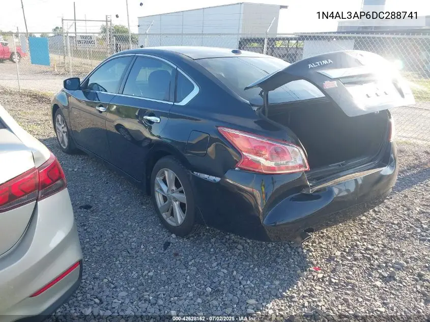 2013 Nissan Altima 2.5 Sv VIN: 1N4AL3AP6DC288741 Lot: 42628162