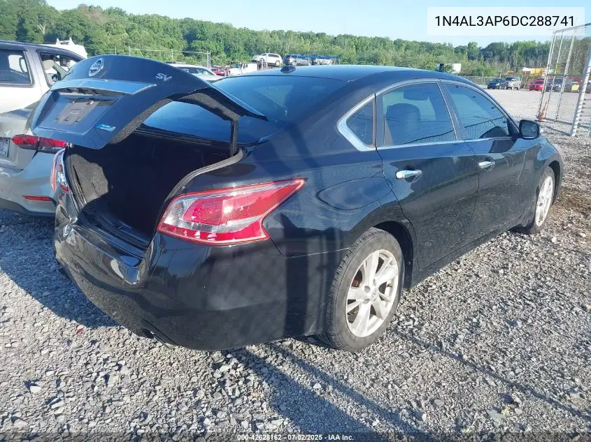 2013 Nissan Altima 2.5 Sv VIN: 1N4AL3AP6DC288741 Lot: 42628162