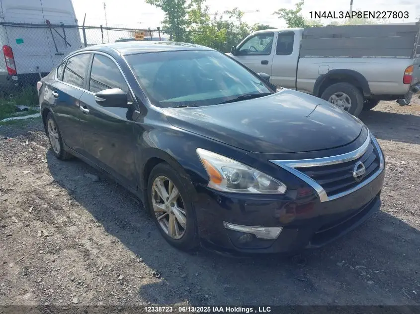 1N4AL3AP8EN227803 2014 Nissan Altima 2.5/2.5 S/2.5 Sl/2.5 Sv