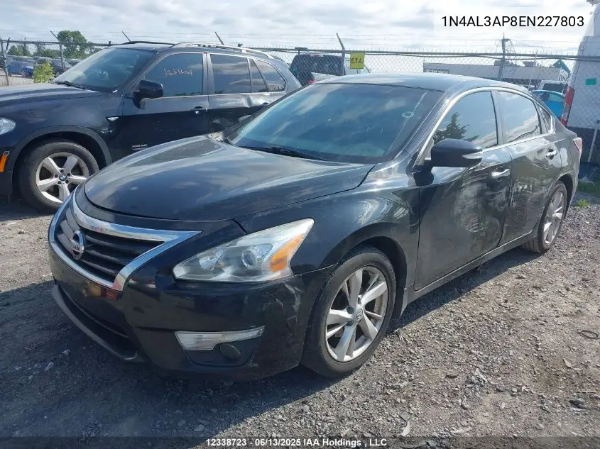 1N4AL3AP8EN227803 2014 Nissan Altima 2.5/2.5 S/2.5 Sl/2.5 Sv