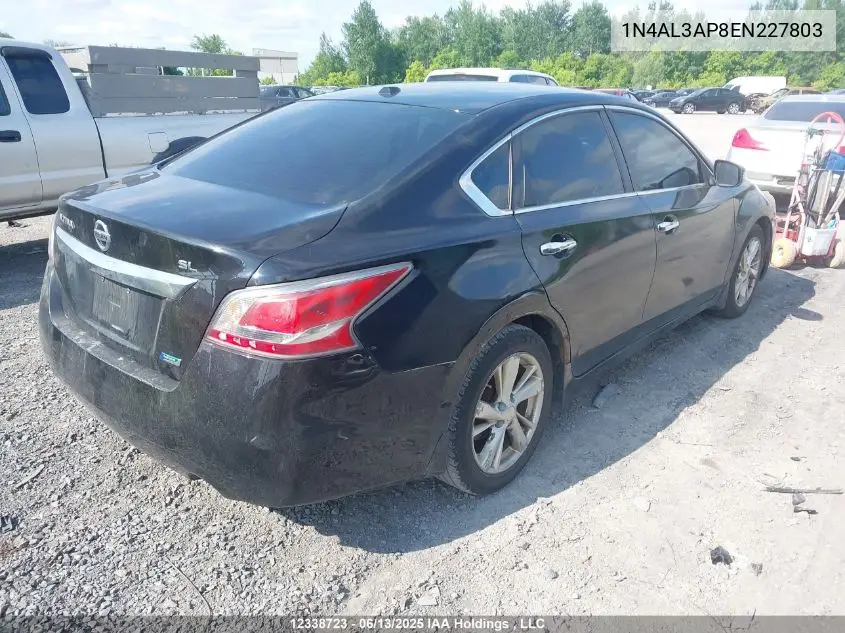 1N4AL3AP8EN227803 2014 Nissan Altima 2.5/2.5 S/2.5 Sl/2.5 Sv