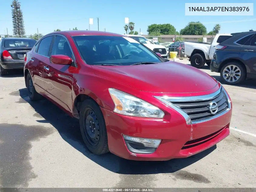 2014 Nissan Altima 2.5 S VIN: 1N4AL3AP7EN383976 Lot: 42212640
