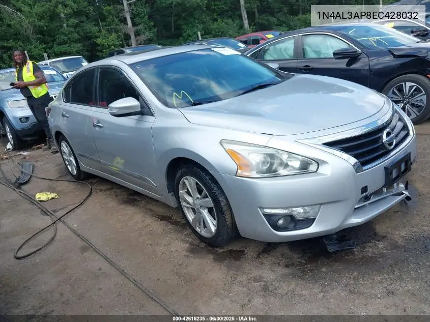 1n4al3ap8ec428032 1N4AL3AP8EC428032 2014 Nissan Altima 2.5 Sl