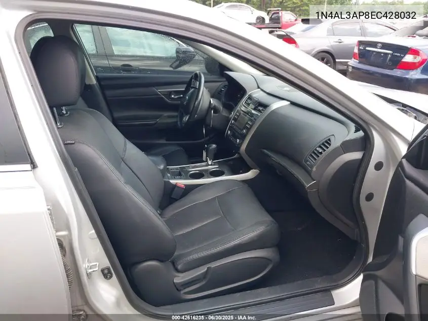 1n4al3ap8ec428032 1N4AL3AP8EC428032 2014 Nissan Altima 2.5 Sl