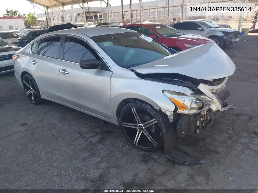 2014 Nissan Altima 2.5/S/Sv/Sl VIN: 1N4AL3AP8EN335614 Lot: 42620323