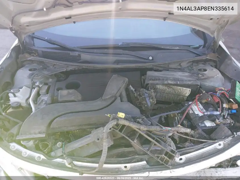 2014 Nissan Altima 2.5/S/Sv/Sl VIN: 1N4AL3AP8EN335614 Lot: 42620323